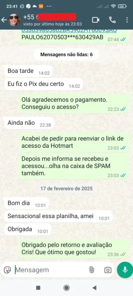 Depoimento de usuário